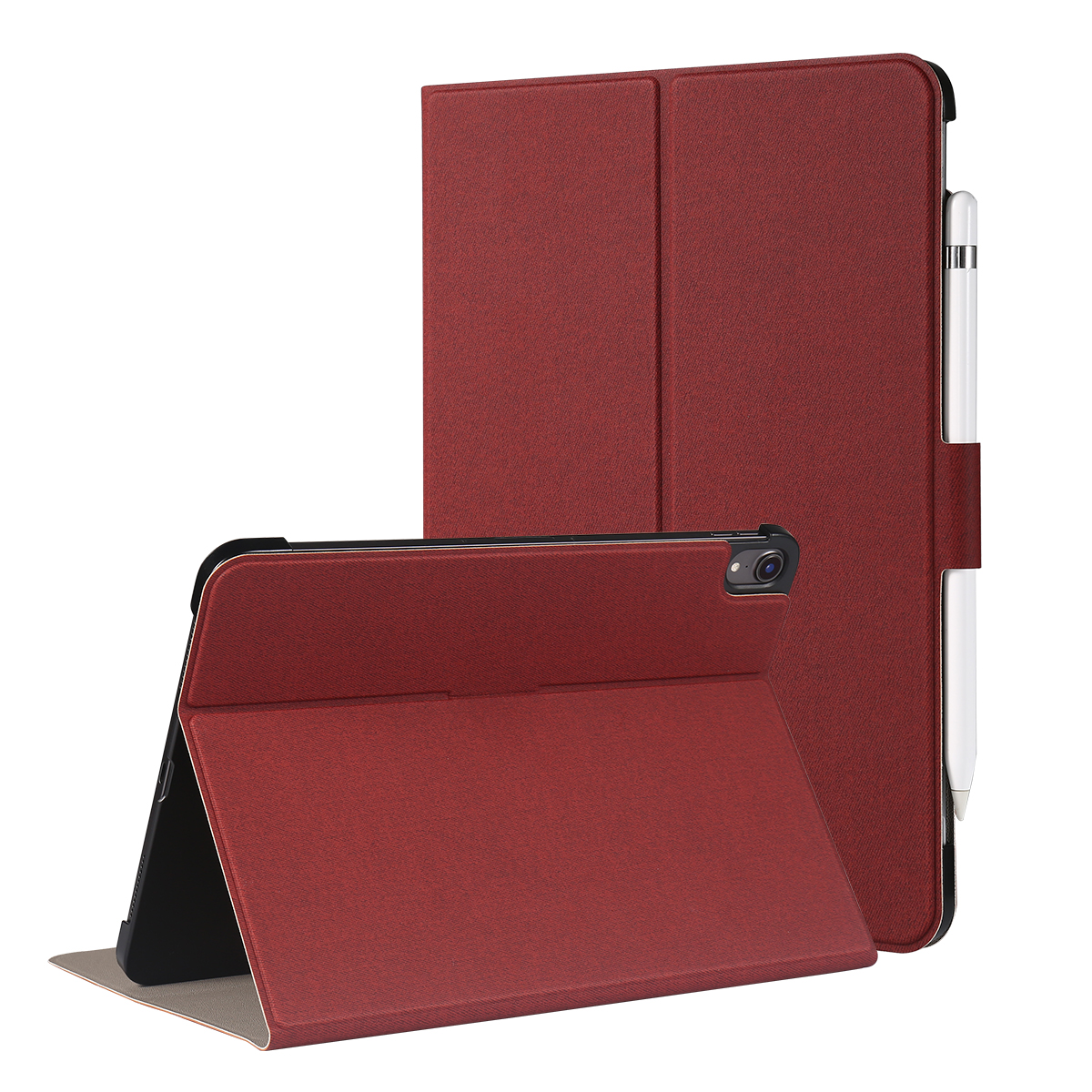 Case Fit for New iPad Pro 11” M4 2024 360 Degree Rotating Premium Leather Folio Stand Cover with Pencil Holder - Auto Wake/Sleep